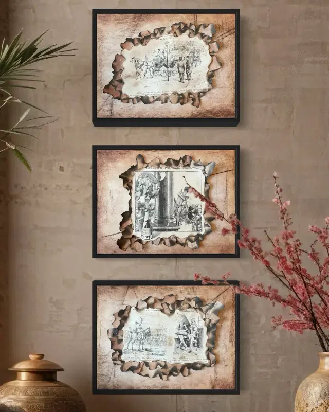 Image 3 of artwork Collage vintage 3D