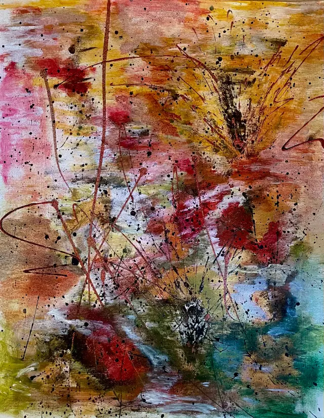 Artwork or textile design products with a specific technique and the name „O poranku”  2023