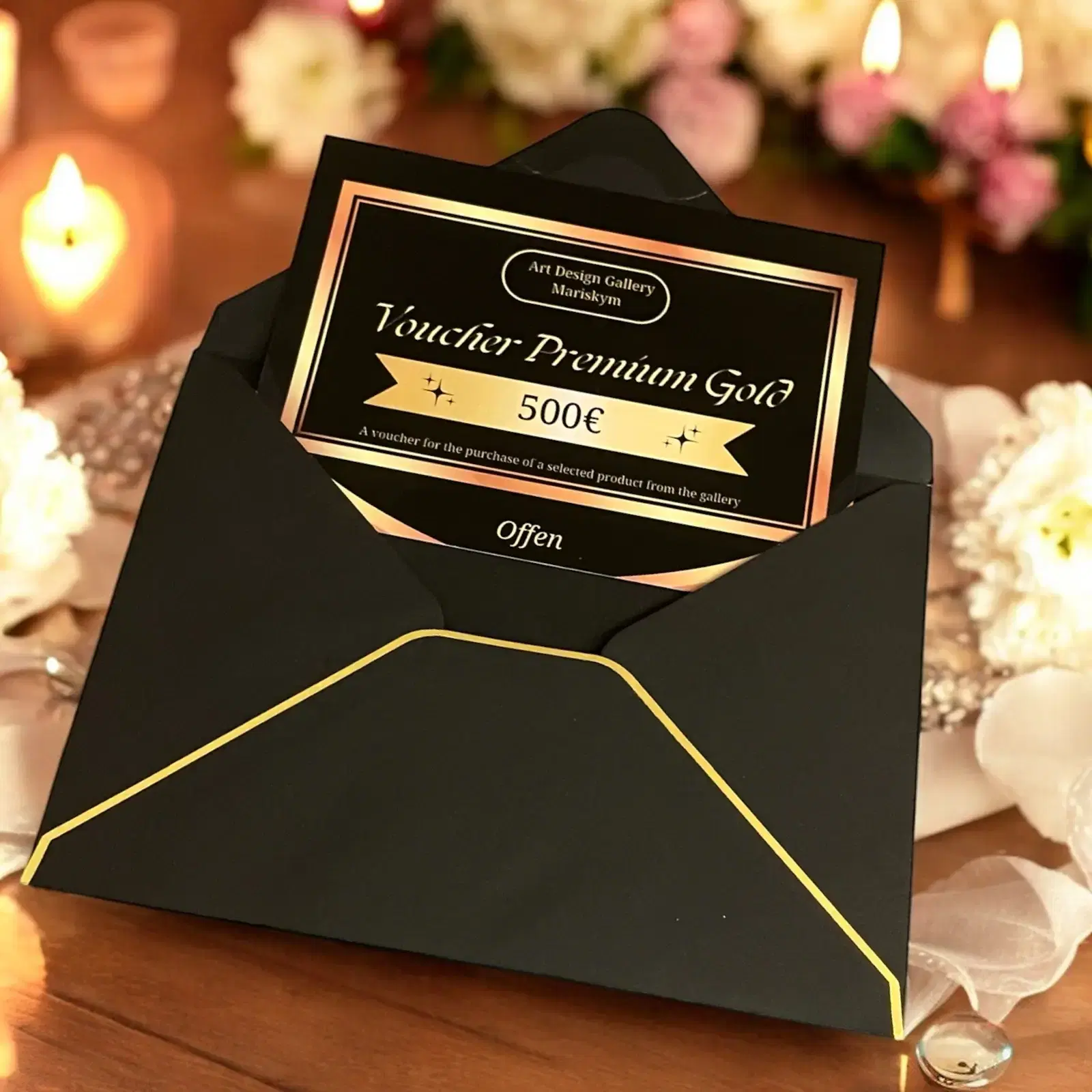 Main artwork: Voucher Premium Gold